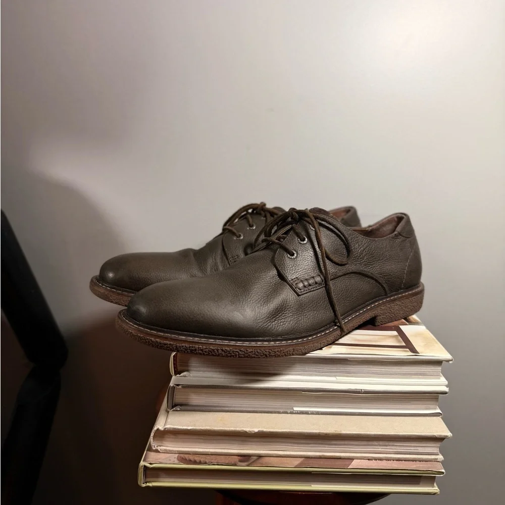 G.H. Bass & Co. Men’s Size 13M Dark Brown Leather Lace Up Oxfords